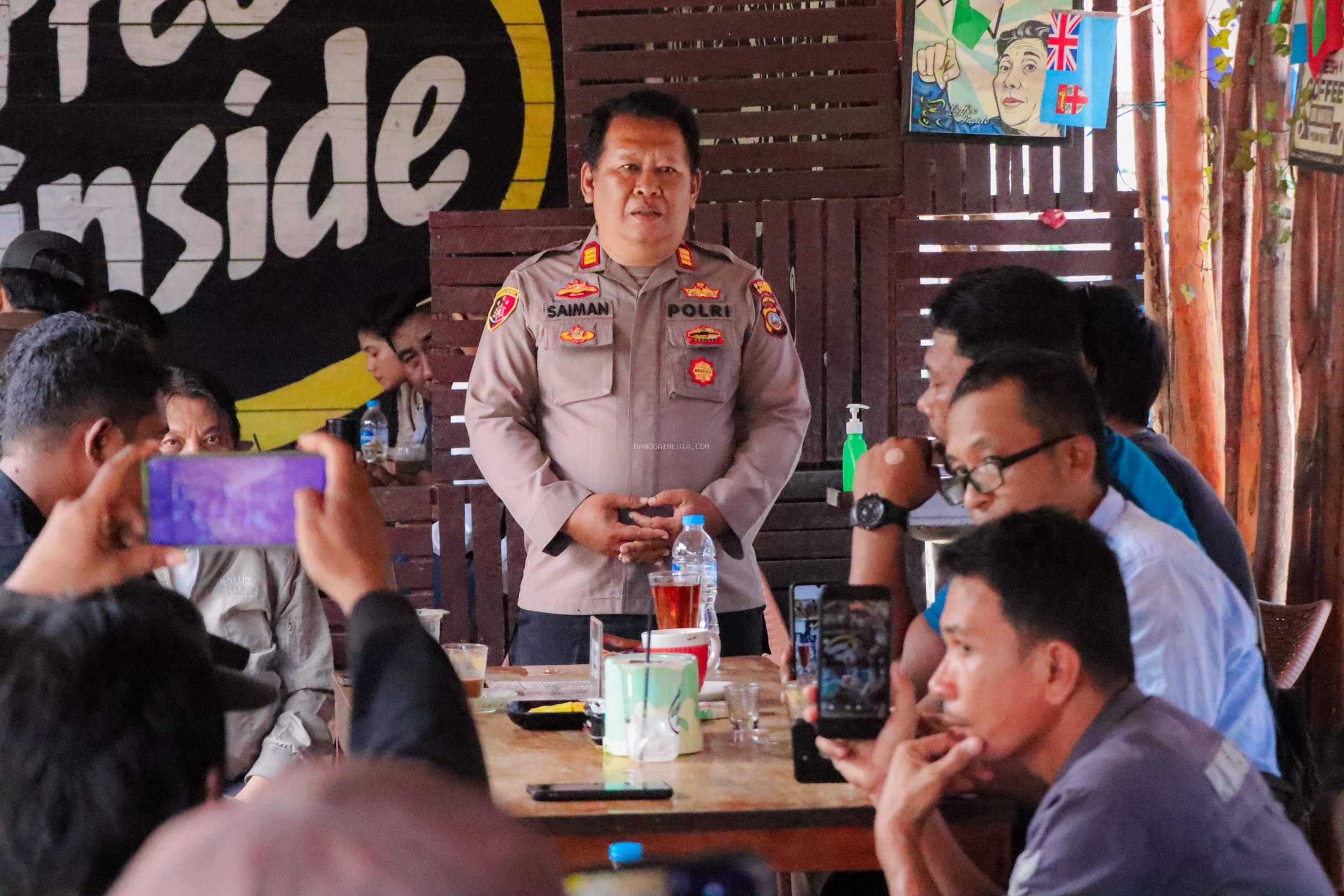  Humas Polres Banggai Gelar Coffee Morning Bersama Insan Pers