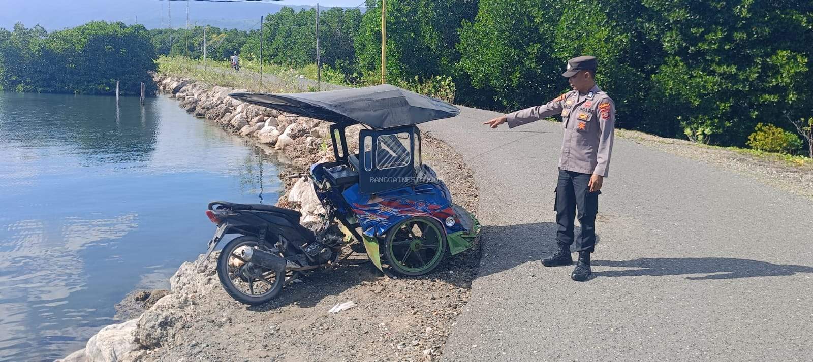  Polisi Buru Mobil yang Tabrak Lari Bentor Berpenumpang ibu Hamil