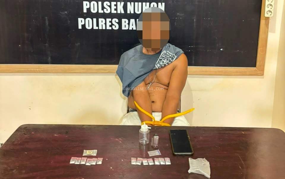  Polsek Nuhon Gagalkan Peredaran Narkoba di Desa Tomeang, 29 Paket Sabu Siap Edar Disita!