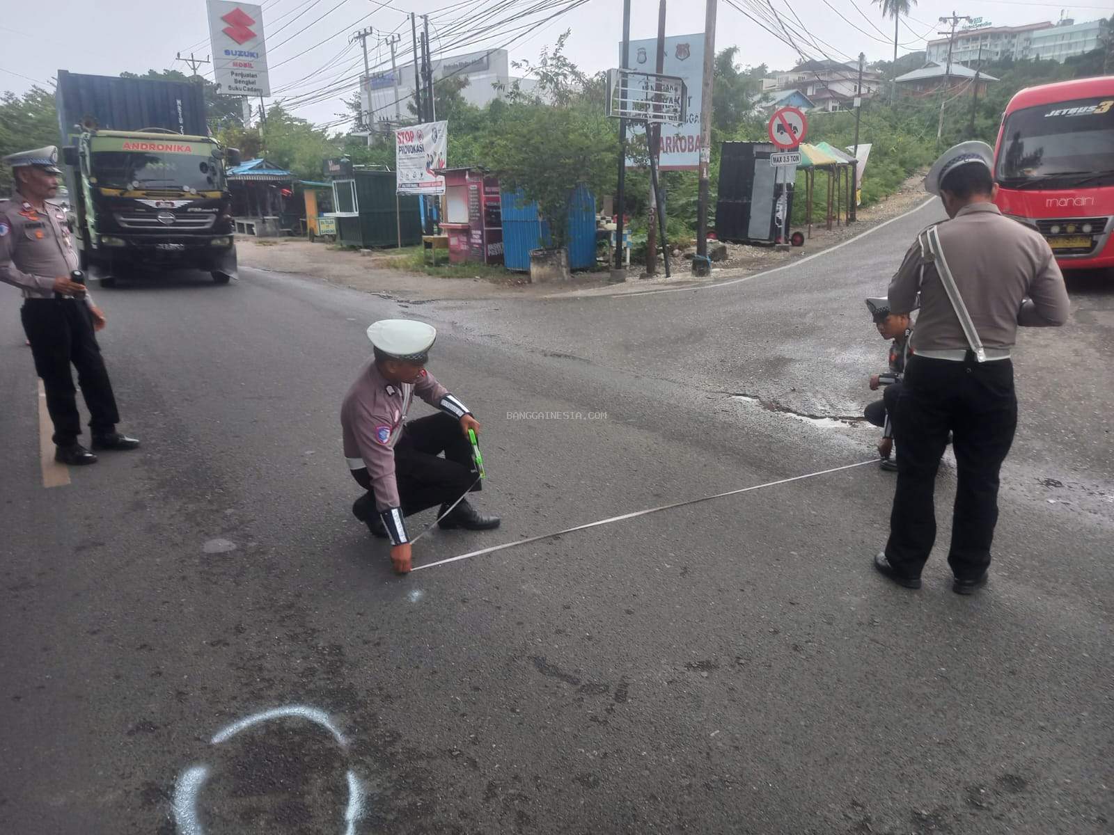  Kurang dari Delapan Jam, Polresta Banggai Ungkap Kasus Tabrak Lari Maut di Luwuk 