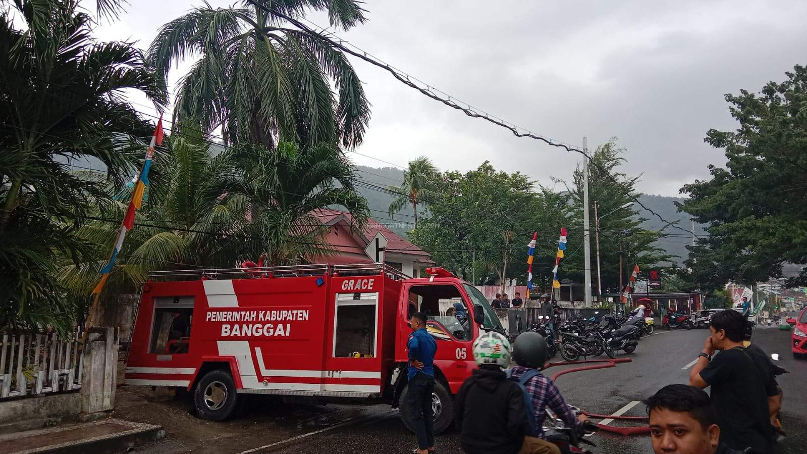 Rumah di Jalan Soekarno Luwuk Terbakar, Penyebab Belum Diketahui Pasti