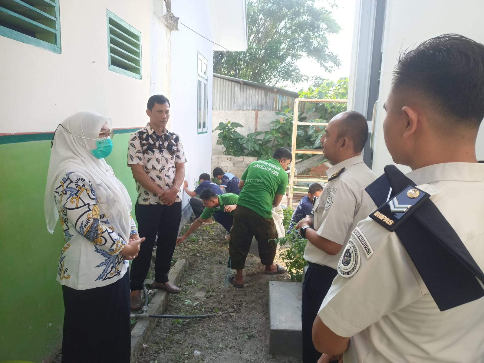 Siapkan Warga Binaan Kembali ke Masyarakat, Lapas Luwuk Gelar Aksi Sosial di Puskesmas Simpong