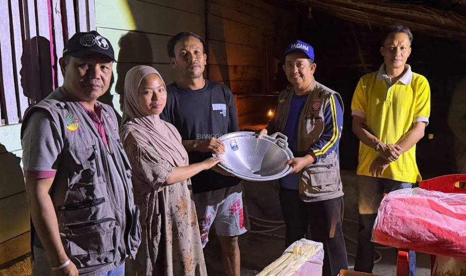 Pemkab Banggai Gandeng Tagana Dampingi Korban Kebakaran Bolobungkang